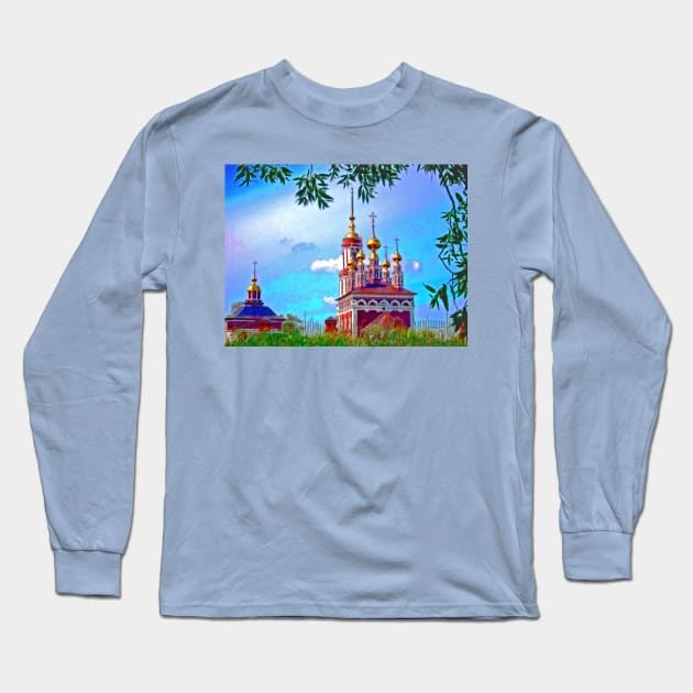 Church. Suzdal, Russia Long Sleeve T-Shirt by vadim19